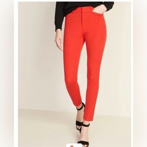 Old Navy Women's Bold Red pixie Pants